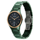 Titan Edge Bicolour Quartz Analog Green Dial Green Ceramic Strap Watch For Women 2653kc12