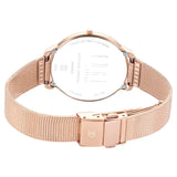 Titan Ladies Edge White Dial Rose Gold Stainless Steel Strap Watch 2654WM01 / NS2654WM01