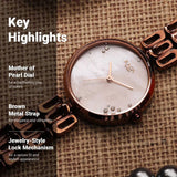 Titan Raga Chic Mother Watch for Women - 2659QM01