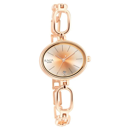 Titan Raga Viva Silver Dial Women Watch With Metal Strap / 2667WM01