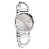 Titan Raga Viva Silver Analog Date Metal Strap watch for Women ns2669sm01 / 2669sm01