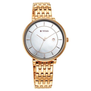 Titan Premium Workwear with White Dial Analog with Date Function 2673WM01 - KRISHNA WATCH COMPANY