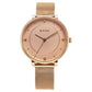 Titan Purple Stackables Quartz Analog Pink Dial Stainless Steel Strap Watch for Women 2673wm04f