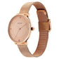 Titan Purple Stackables Quartz Analog Pink Dial Stainless Steel Strap Watch for Women 2673wm04f
