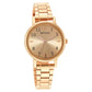 Titan Ladies Karishma Rose Gold Dial Metal Strap Watch 2678WM01