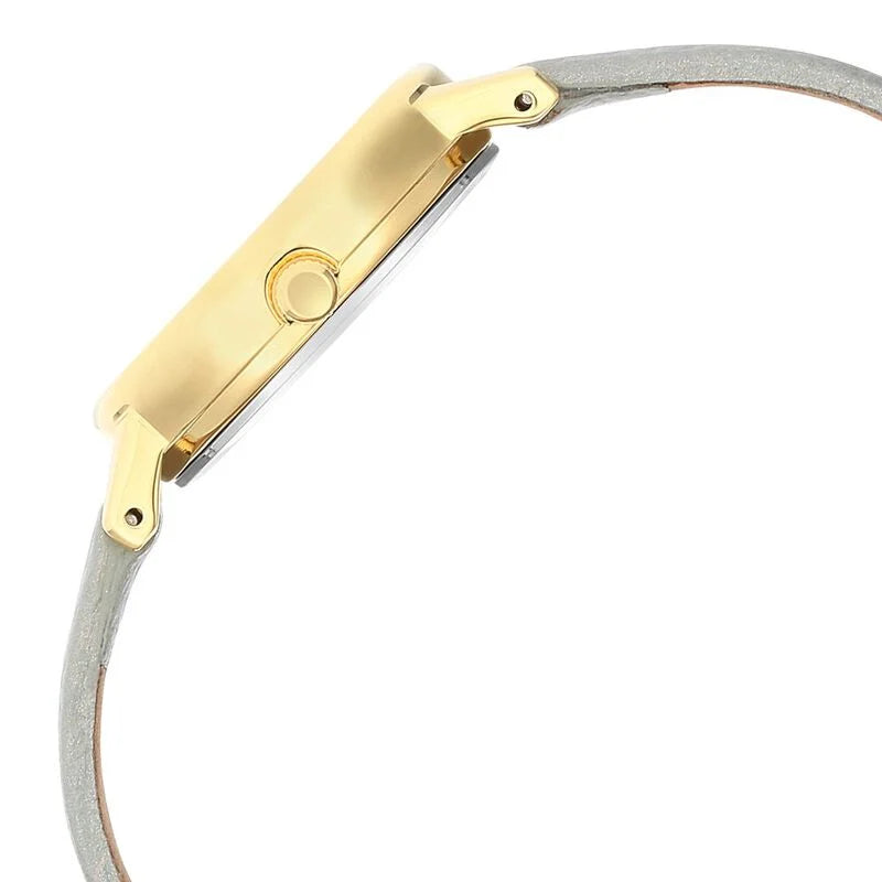 Titan Karishma Grey Dial Analog Leather Strap watch for WoMen 2678YL01