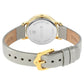 Titan Karishma Grey Dial Analog Leather Strap watch for WoMen 2678YL01