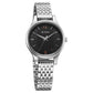 Titan Karishma Quartz Analog Black Dial Silver Stainless Steel Strap Watch For Women 2679sm02