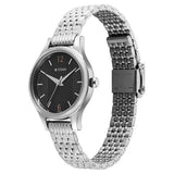 Titan Karishma Quartz Analog Black Dial Silver Stainless Steel Strap Watch For Women 2679sm02
