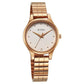 Titan Karishma Quartz Analog Off White Dial Rose Gold Stainless Steel Strap Watch For Women 2679wm02