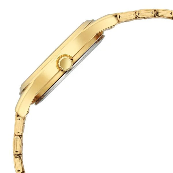 Titan Karishma Quartz Analog Golden Dial Golden Stainless Steel Strap Watch For Women 2679ym02