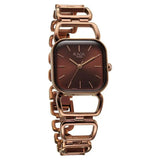 Titan Raga Ascend Quartz Analog Brown Dial With Brown Color Metal Strap Watch For Women 2697QM02