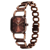 Titan Raga Ascend Quartz Analog Brown Dial With Brown Color Metal Strap Watch For Women 2697QM02