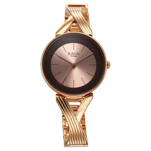 Titan Raga Chic Quartz Analog Rose Gold Dial Watch for Women - 2698WM01 - KRISHNA WATCH COMPANY