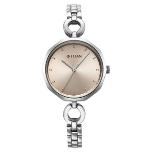 Titan Karishma Silver Dial Watch 2702SM01 - KRISHNA WATCH COMPANY