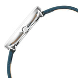 Titan Stackables Quartz Analog White Dial Leather Strap Watch For Women - 2718SL01F