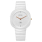 Titan Edge Squircle Quartz Analog White Dial Ceramic Strap Watch For Women 2757qc01