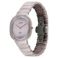 Titan Edge Squircle Quartz Analog Cream Dial Ceramic Strap Watch For Women 2757qc03