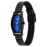 Titan Karishma Quartz Analog Blue Dial Black Stainless Steel Strap Watch For Women 2759nm01