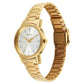 Titan Karishma Quartz Analog Silver Dial Golden Stainless Steel Strap Watch For Women 2760ym01