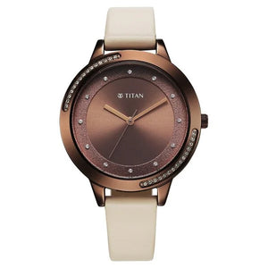 Titan Razzle Dazzle Quartz Analog Watch For Women - 2764QL01 - KRISHNA WATCH COMPANY