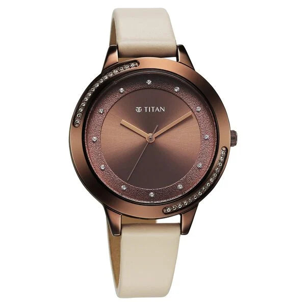 Titan Razzle Dazzle Quartz Analog Watch For Women - 2764QL01 - KRISHNA WATCH COMPANY