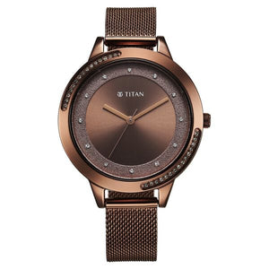 Titan Razzle Dazzle Quartz Watch For Women - 2764QM01 - KRISHNA WATCH COMPANY