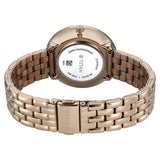 Titan Neo Quartz Analog White Dial Rose Gold Metal Strap Watch For Women 2784wm02