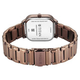 Titan Neo Quartz Analog with Date Silver Dial Brown Metal Strap Watch For Women 2786qm01