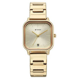 Titan Neo Quartz Analog with Date Champagne Dial Rose Gold Metal Strap Watch For Women 2786wm01