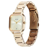 Titan Neo Quartz Analog with Date Champagne Dial Rose Gold Metal Strap Watch For Women 2786wm01