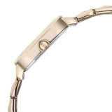 Titan Neo Quartz Analog with Date Champagne Dial Rose Gold Metal Strap Watch For Women 2786wm01