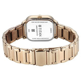 Titan Neo Quartz Analog with Date Champagne Dial Rose Gold Metal Strap Watch For Women 2786wm01