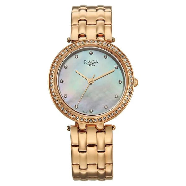 Titan Raga DEC Blaze Quartz Analog Watch For Women 2793wm02 - KRISHNA WATCH COMPANY