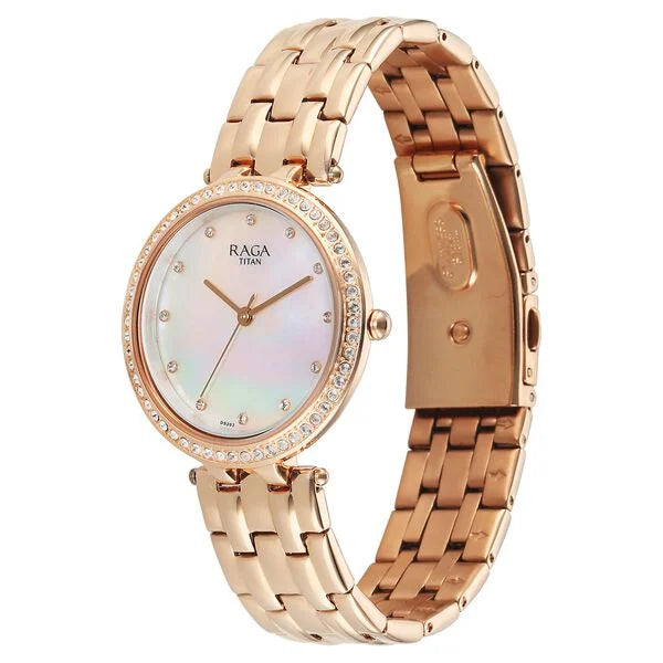 Titan Raga DEC Blaze Quartz Analog Watch For Women 2793wm02 - KRISHNA WATCH COMPANY