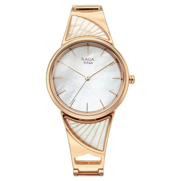 Titan Raga Power Pearls Quartz Analog Watch For Women 2810wm01f - KRISHNA WATCH COMPANY