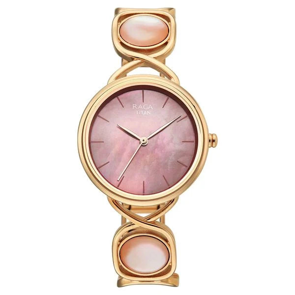 Titan Raga Power Pearls Quartz Analog Watch For Women 2810wm02f - KRISHNA WATCH COMPANY