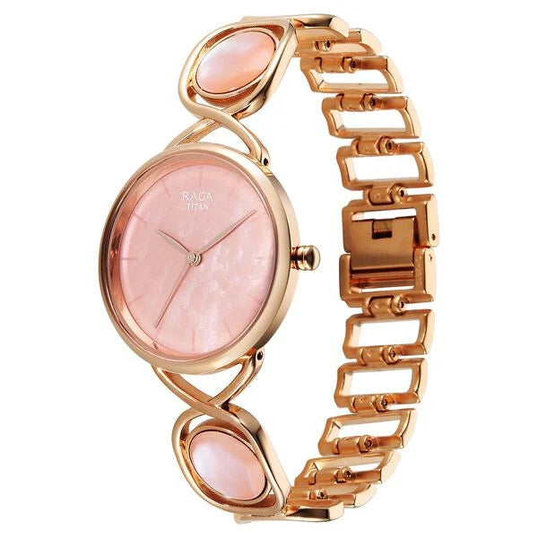 Titan Raga Power Pearls Quartz Analog Watch For Women 2810wm02f - KRISHNA WATCH COMPANY