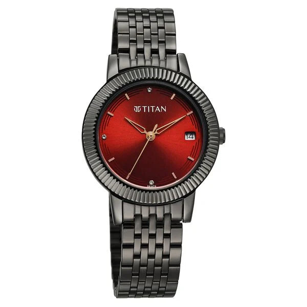 Titan Karishma Quartz Analog Watch For Women - 2968QM01 - KRISHNA WATCH COMPANY