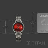 Titan Karishma Quartz Analog Watch For Women - 2968QM01 - KRISHNA WATCH COMPANY