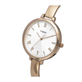 Timex Fashion Women's Silver Dial Round Case 3 Hands Function Watch -TWEL12817