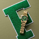 Fossil Everett 27mm Three-Hand Gold-Tone Stainless Steel Watch ES5493