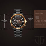 Titan Stellar Quartz Multifunction Brown Dial Watch for Men - 10009KM02 - KRISHNA WATCH COMPANY