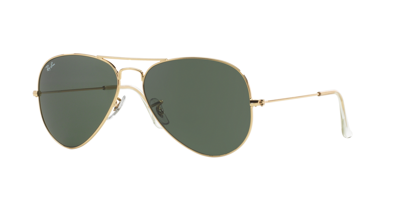 Ray-Ban Unisex UV Protected Green Lens Pilot Sunglasses - 0RB3025I L0205 58