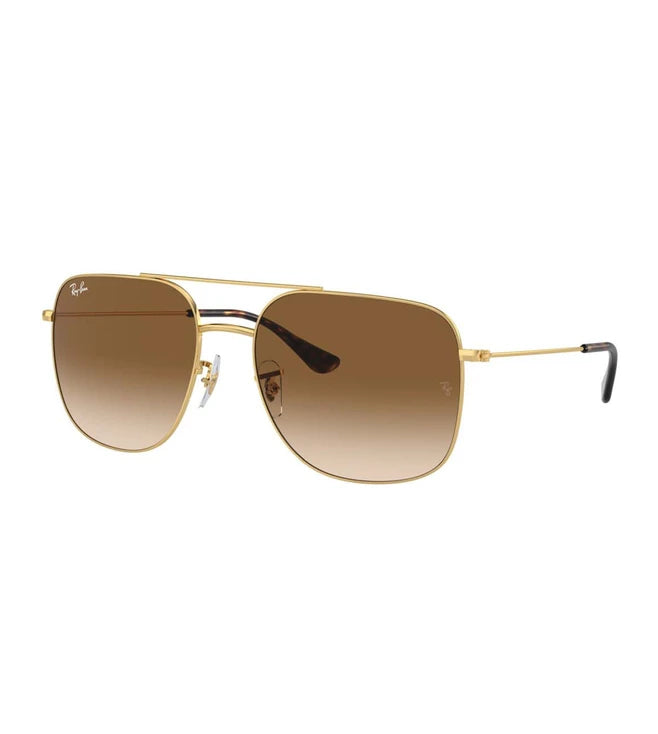 RAY-BAN Brown Gradient Aviator Unisex Sunglasses 0RB3722I0015159
