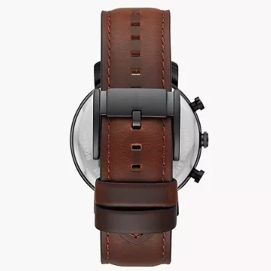 Luther Chronograph Brown Leather Watch BQ2461