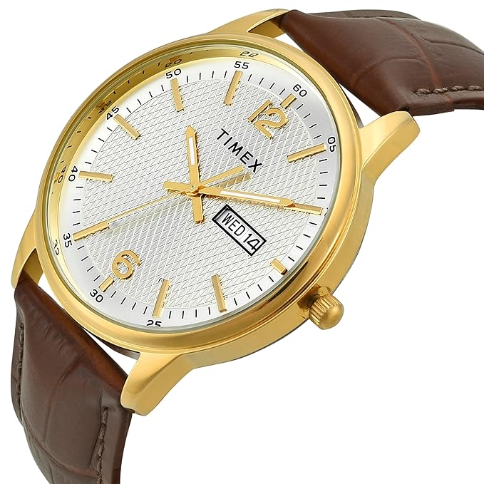 TIMEX Trendline Silver Round Dial Analog Men's Watch - TWTG12109 - KRISHNA WATCH COMPANY