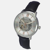 Timex E Class Male Silver Analog Leather Watch TWEG23500