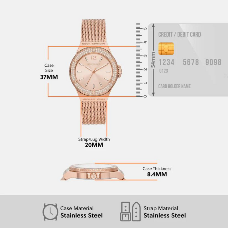 Michael Kors Lennox Analog Watch for Women MK7336 - KRISHNA WATCH COMPANY