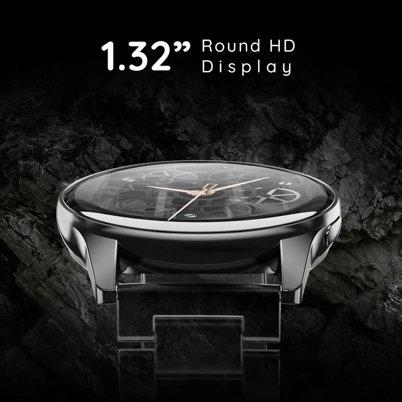 Pebble PFB03 Mettle Pro Classic Gold Smartwatch with Bluetooth Calling